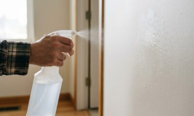 Borrifar vinagre nas paredes: para que serve e por que o truque pode ajudar em manchas de mofo