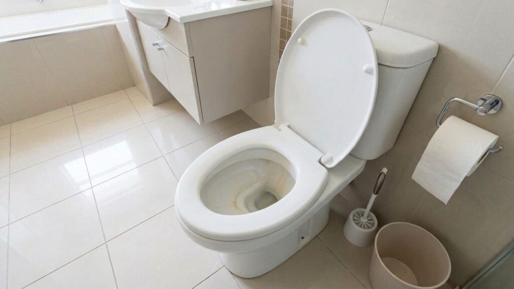 Nem vinagre nem bicarbonato: esse ingrediente ajuda a dissolver a mancha escura que acumula no fundo do vaso sanitário e pode facilitar a limpeza