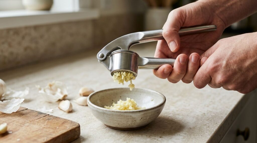 Nem sabão, nem perfume: o truque simples que ajuda a eliminar o cheiro de alho das mãos depois de cozinhar e surpreende pela facilidade