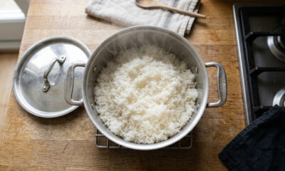 O segredo simples das donas de casa para fazer arroz soltinho no fogão a gás sem queimar o fundo da panela
