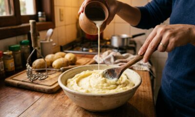 Chefs de cozinha concordam: para o purê ficar cremoso, não bata a batata no liquidificador, mas amasse com garfo ou espremedor