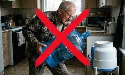O acessório de R$ 35 que acaba com o peso de virar o galão de água de 20 litros no bebedouro e puxa o líquido com um toque