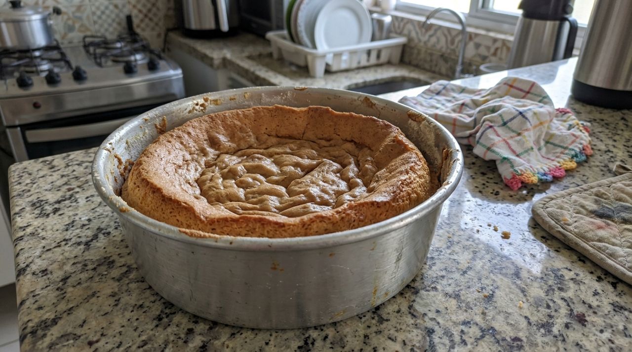 Bolo cresce bonito dentro do forno, mas afunda logo depois de sair, e um erro durante o preparo pode explicar por que a massa perdeu a estrutura