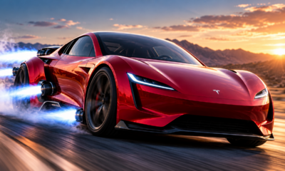 Tesla apresenta o Roadster com proposta de “carro voador”, tecnologia aeroespacial e aceleração extrema em uma tentativa de reconquistar fãs e recuperar o prestígio da marca