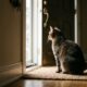 Veterinários explicam: quando seu gato espera na porta antes mesmo de você entrar em casa, esse comportamento pode revelar muito sobre a relação entre vocês