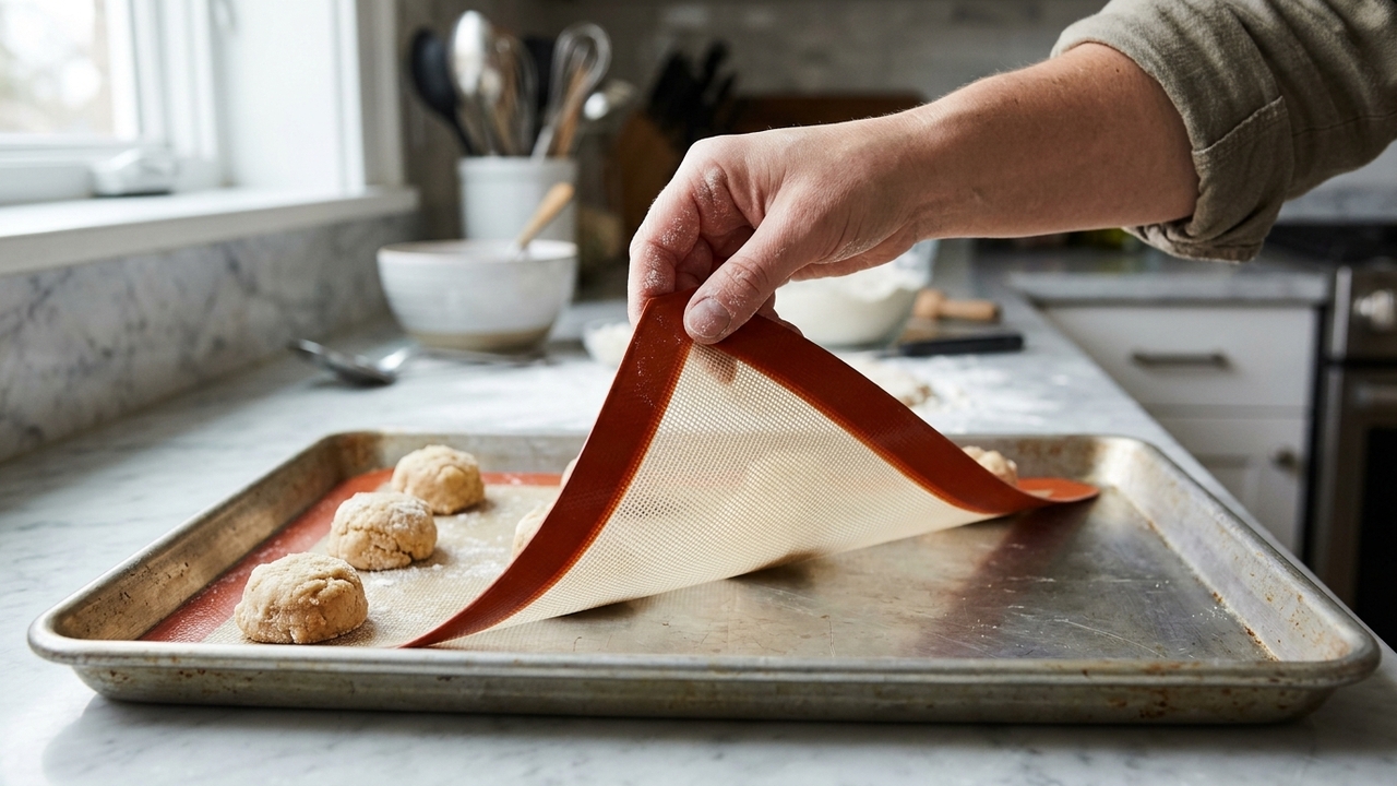 Adeus papel-manteiga: a nova esteira culinária lavável para assar pães e carnes no forno sem grudar nada na forma