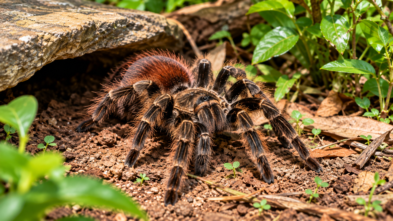 Muita gente remove a aranha-caranguejeira por medo, mas poucos sabem o papel que ela desempenha ao controlar insetos e pequenos animais no ambiente