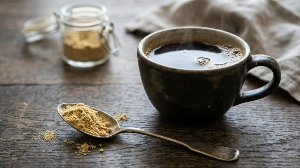 Misturar meia colher de chá de gengibre no café: para que serve o truque e por que pode influenciar a digestão