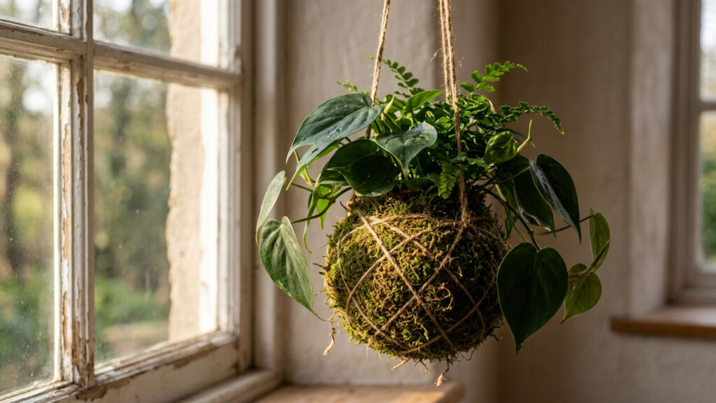Essa técnica milenar japonesa virou a nova obsessão da decoração minimalista para suspender plantas sem precisar de vasos