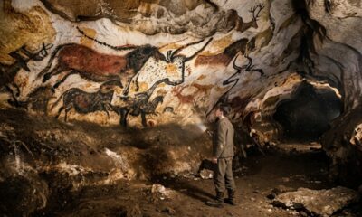 Em 1940, quatro adolescentes seguiram um cachorro que caiu num buraco na França e encontraram uma caverna com pinturas de cerca de 17 mil anos, que hoje está fechada ao público para não se deteriorar
