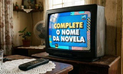 Teste: você tem ótima cultura geral se completar o nome destas 10 novelas