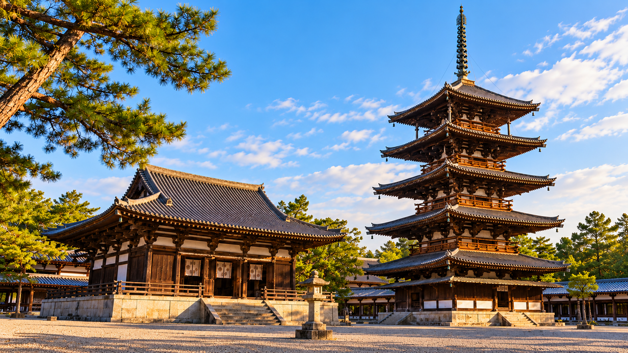 Construído há mais de 1.300 anos, o Templo de Horyu-ji atravessou séculos de história, enfrentou incêndios e os efeitos das mudanças climáticas, passou por trabalhos de preservação e continua no Japão como um dos complexos budistas de madeira mais antigos do mundo, com estruturas que revelam técnicas tradicionais de construção