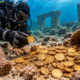 Mais de 2 mil moedas de ouro permaneceram enterradas por séculos até serem encontradas em um tesouro romano que pode revelar a riqueza escondida de um antigo império