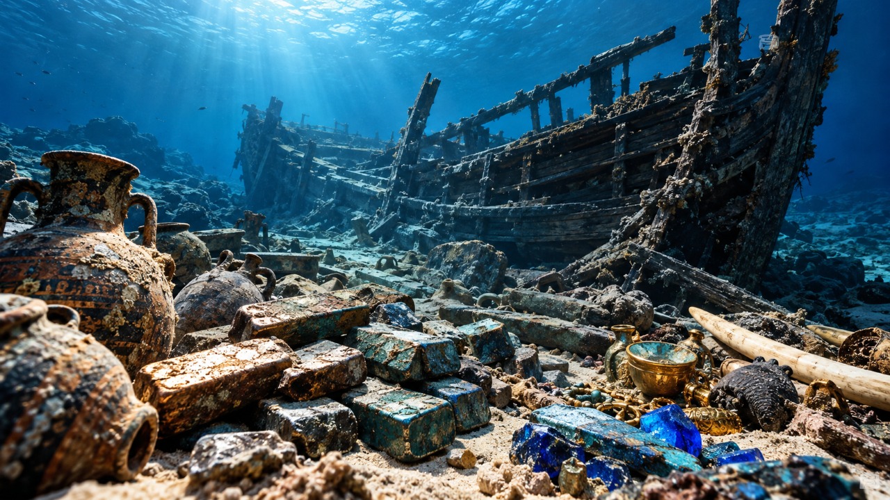 O navio da Antiguidade encontrado no fundo do mar que preservou objetos da vida cotidiana e revelou como mercadorias e tecnologias circulavam entre povos distantes
