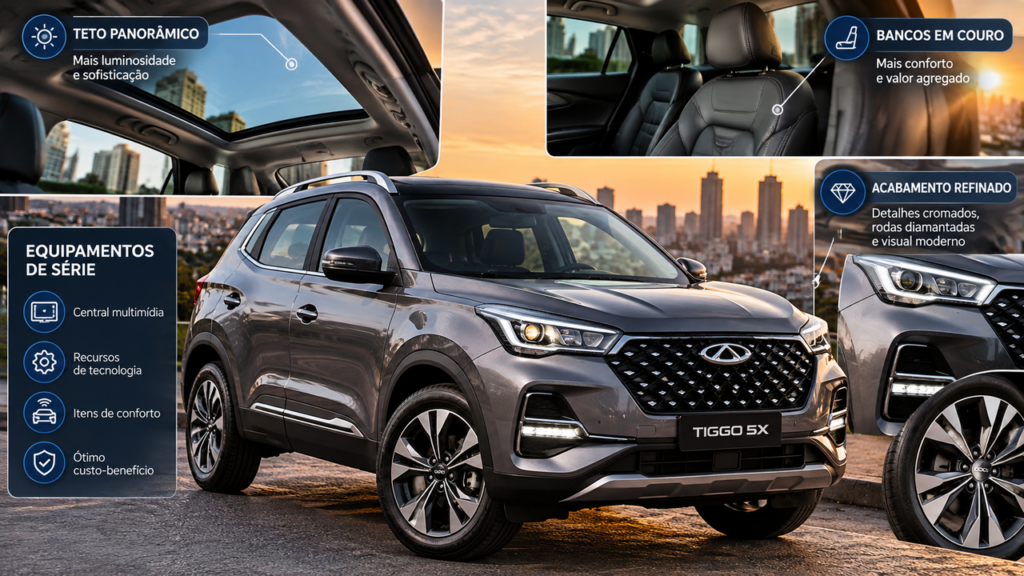 Custa menos que um Honda City e entrega muito mais: SUV 2020 da Caoa Chery tem motor turbo, câmbio automático convencional e porta-malas de 420 litros