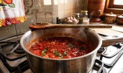 Chefs revelam o truque: "Para o molho de tomate ficar menos ácido, não coloque 2 colheres de açúcar, mas experimente primeiro ajustar o cozimento e os ingredientes”