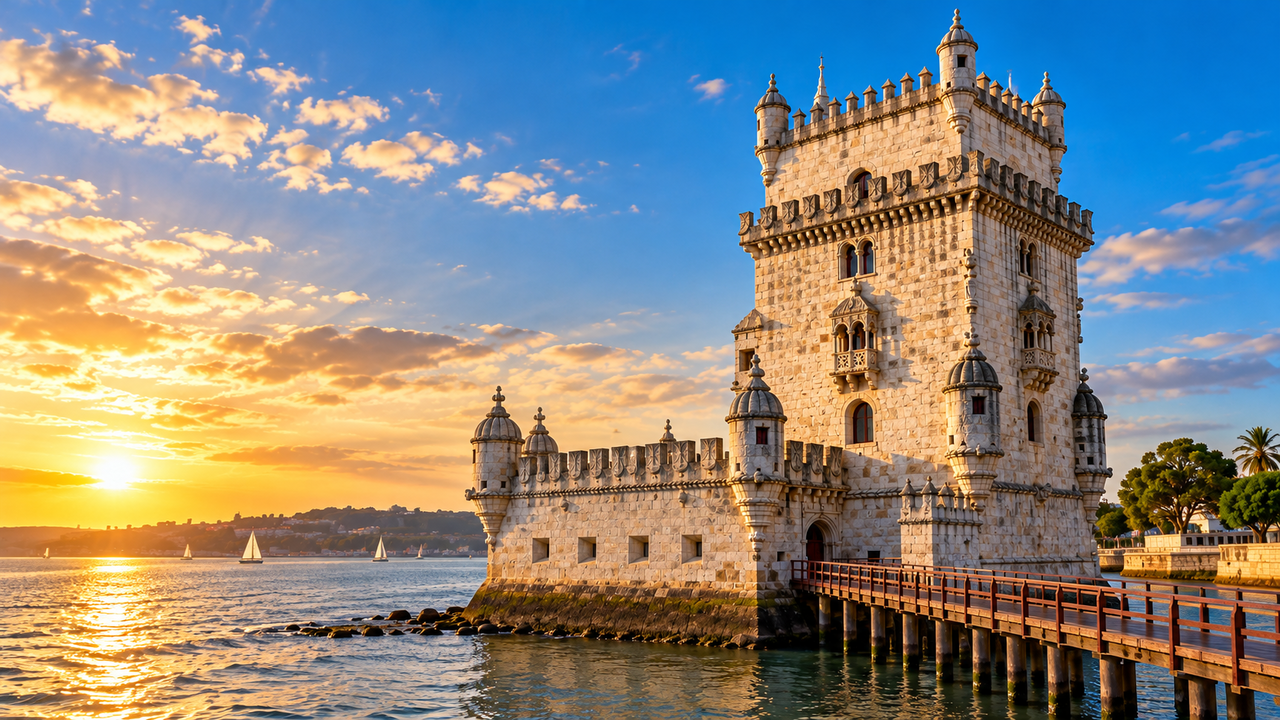 Construída no século XV, a Torre de Belém atravessou mais de 500 anos de história, enfrentou mudanças no litoral e o desgaste causado pela água salgada, recebeu trabalhos de conservação e continua às margens do rio Tejo como um dos monumentos mais conhecidos de Portugal, com uma arquitetura defensiva marcada por detalhes esculpidos em pedra