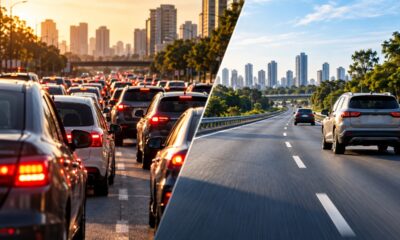 Motorista precisa escolher entre rodar mais quilômetros ou enfrentar o trânsito de para e arranca e descobre como cada trajeto interfere no consumo de combustível e no desgaste das peças do carro