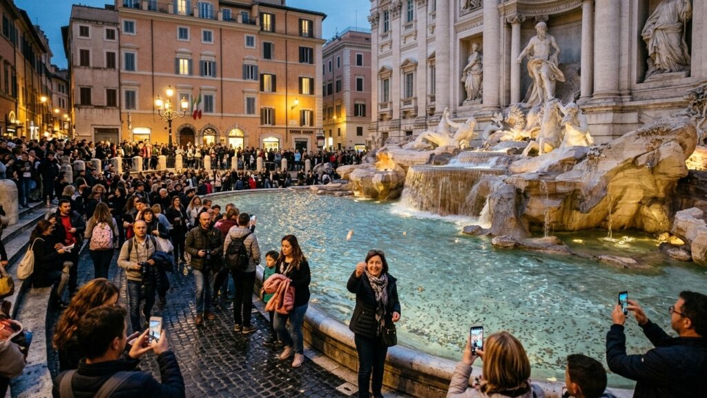 As moedas da Fontana di Trevi têm um destino surpreendente