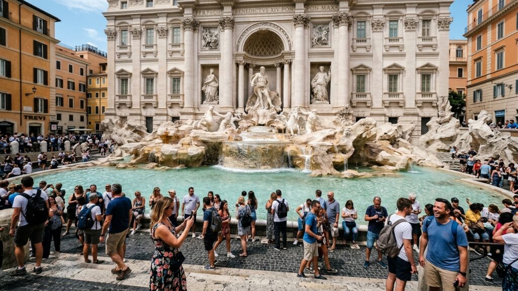As moedas da Fontana di Trevi têm um destino surpreendente