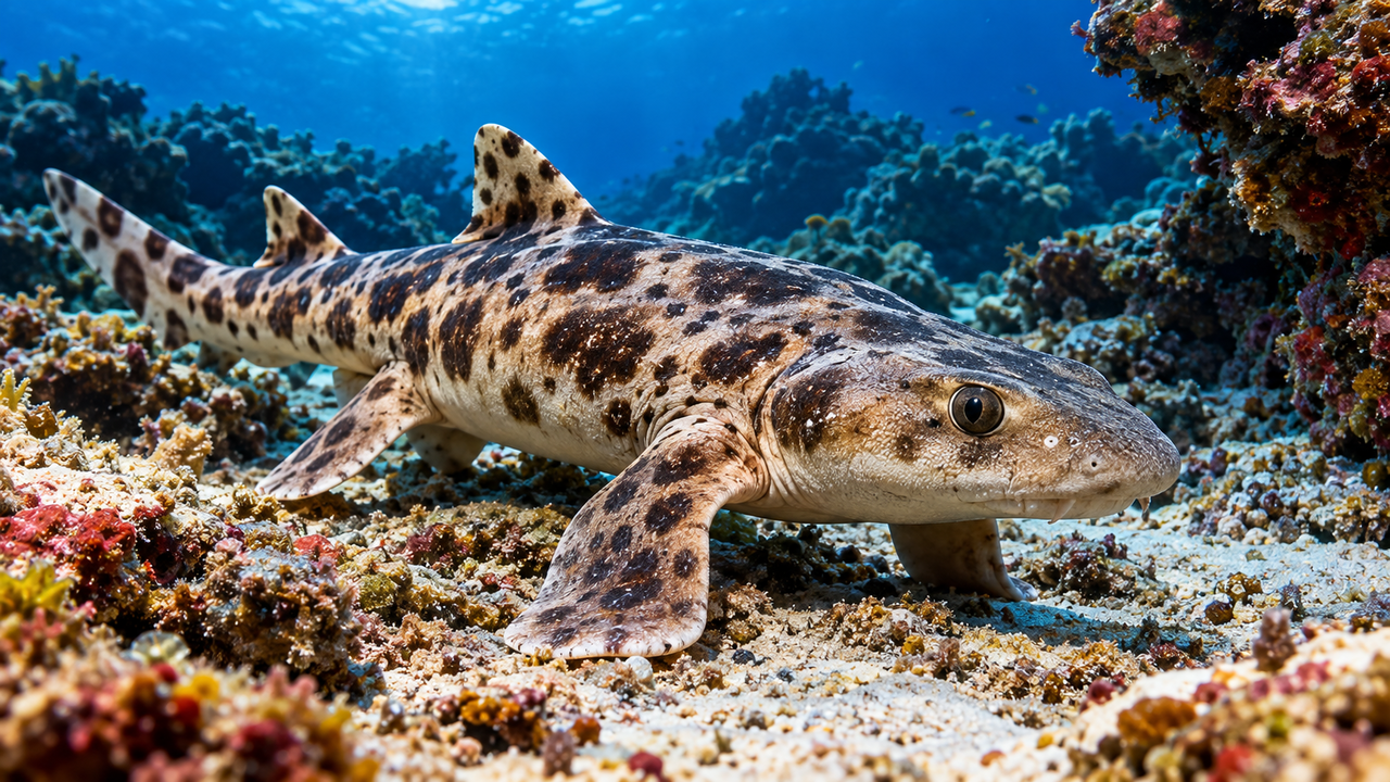 Cientistas identificam novo tubarão que usa as próprias nadadeiras como pernas para caminhar pelo fundo do oceano e surpreende pesquisadores