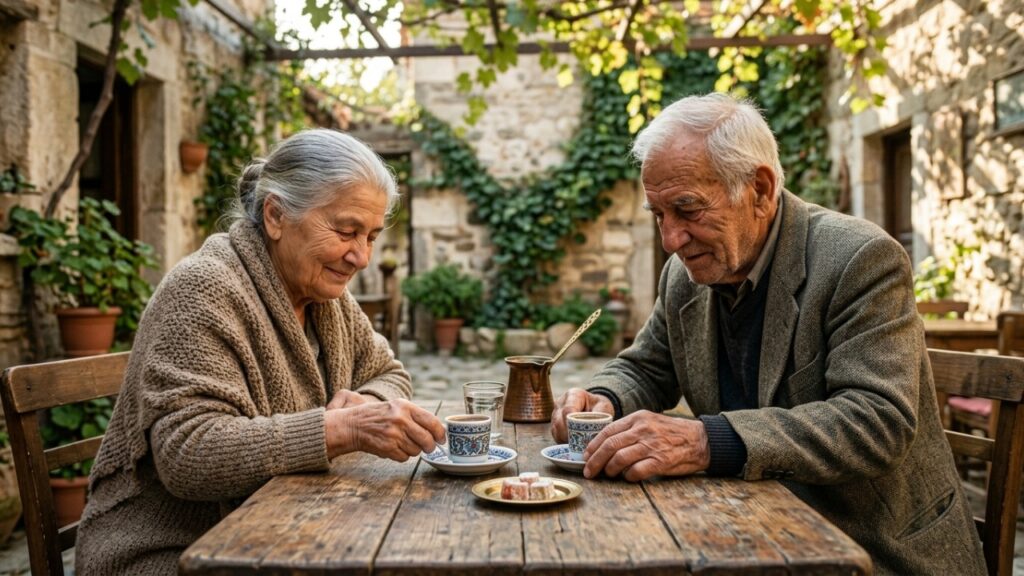 Provérbio turco do dia: “Uma xícara de café cria quarenta anos de amizade.” Uma reflexão sobre como pequenos gestos de hospitalidade podem deixar lembranças que atravessam décadas