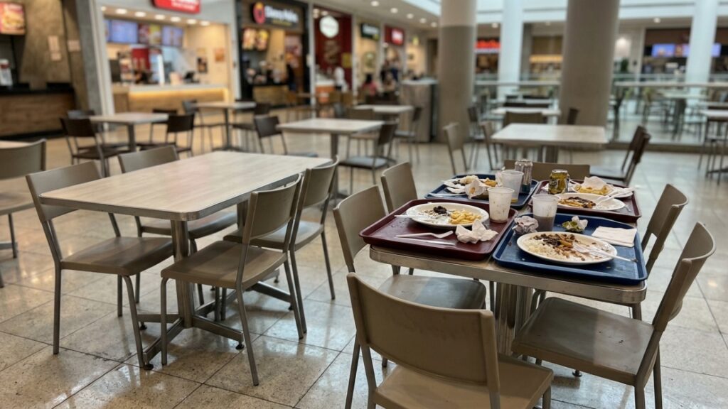 Segundo a psicologia, quem recolhe pratos e bandejas depois de comer no shopping pode não estar apenas seguindo uma regra de educação, mas assumindo parte do cuidado com o espaço coletivo