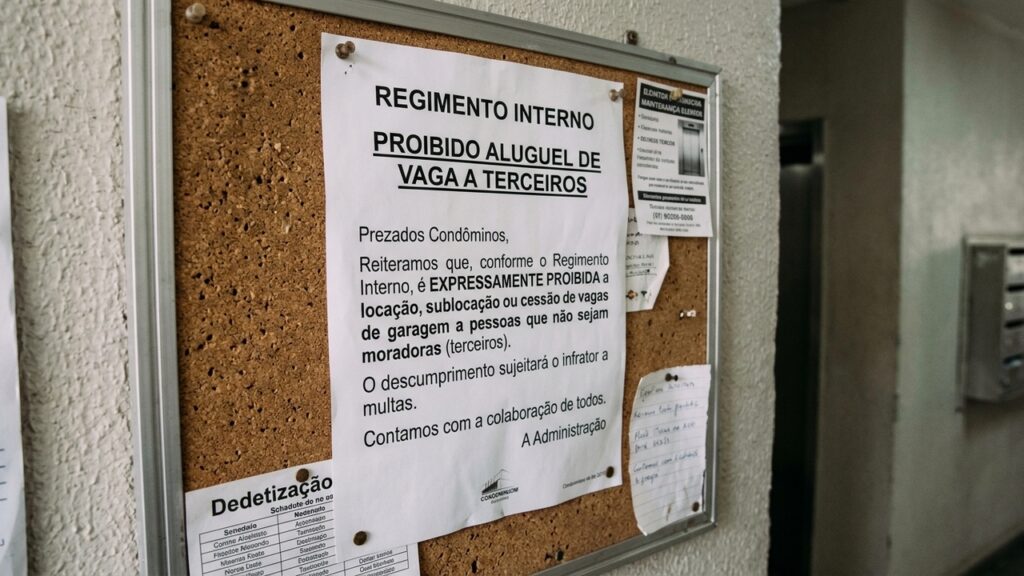 Morador aluga vaga de garagem para vizinho de outro prédio sem aval do condomínio e Justiça proíbe a entrada do veículo de terceiro