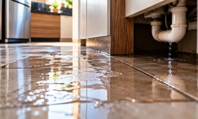 Encanador explica como descobrir de onde vem a água que aparece no piso da cozinha usando sinais que passam despercebidos pelos moradores sem precisar quebrar toda a cerâmica da casa