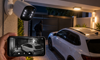 Morador instala uma câmera de segurança na garagem para vigiar o carro durante a noite e descobre como a altura, o ângulo e a iluminação podem fazer toda a diferença para identificar quem se aproxima