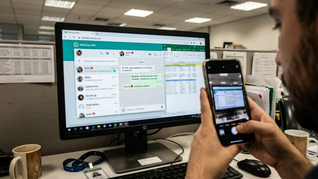 Chefe espalha conversas íntimas de funcionária deixadas abertas no PC da firma e empresa é condenada a pagar R$ 20 mil por violar privacidade