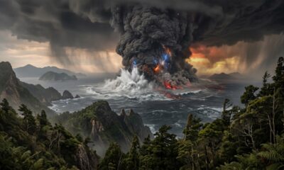Cientistas descobrem que um dos supervulcões mais poderosos da Terra está acumulando magma novamente, cerca de 7.300 anos depois de provocar uma das maiores erupções da história