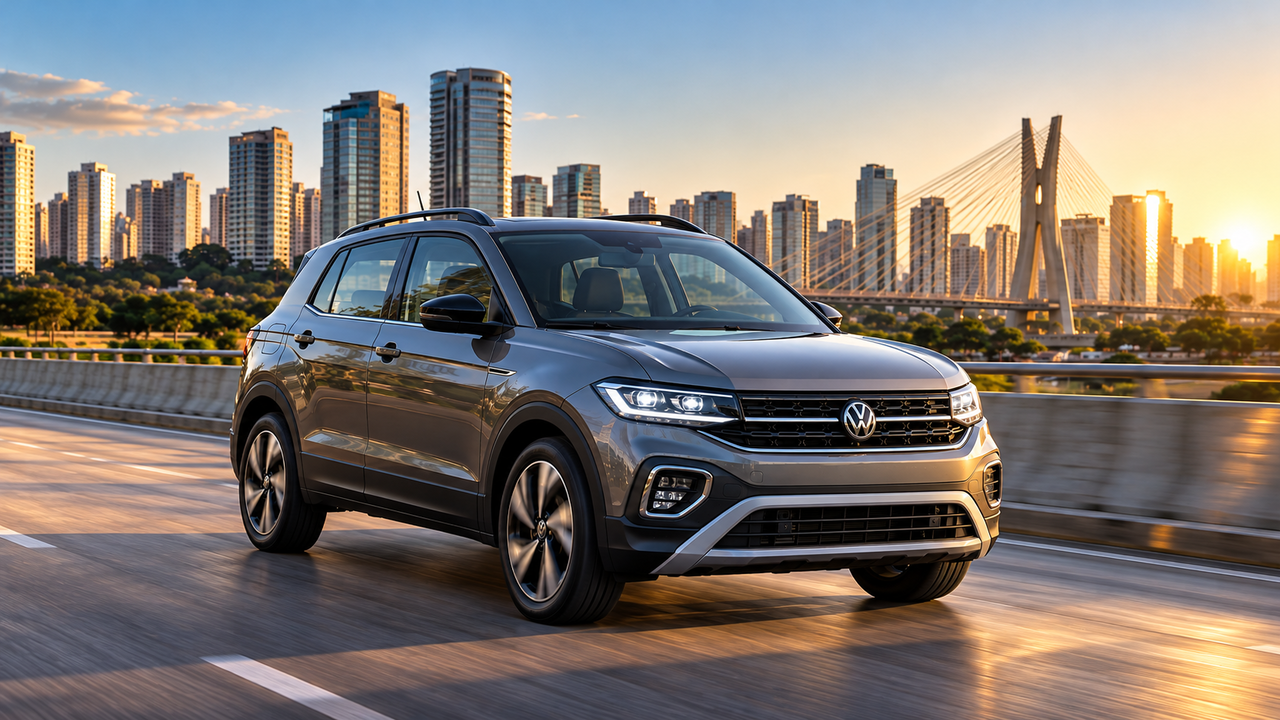 Novo SUV da Volkswagen chega ao Brasil com motor 1.0 turbo de até 128 cv, porta-malas de 373 litros e tecnologia moderna que promete economia para quem enfrenta longos trajetos diariamente