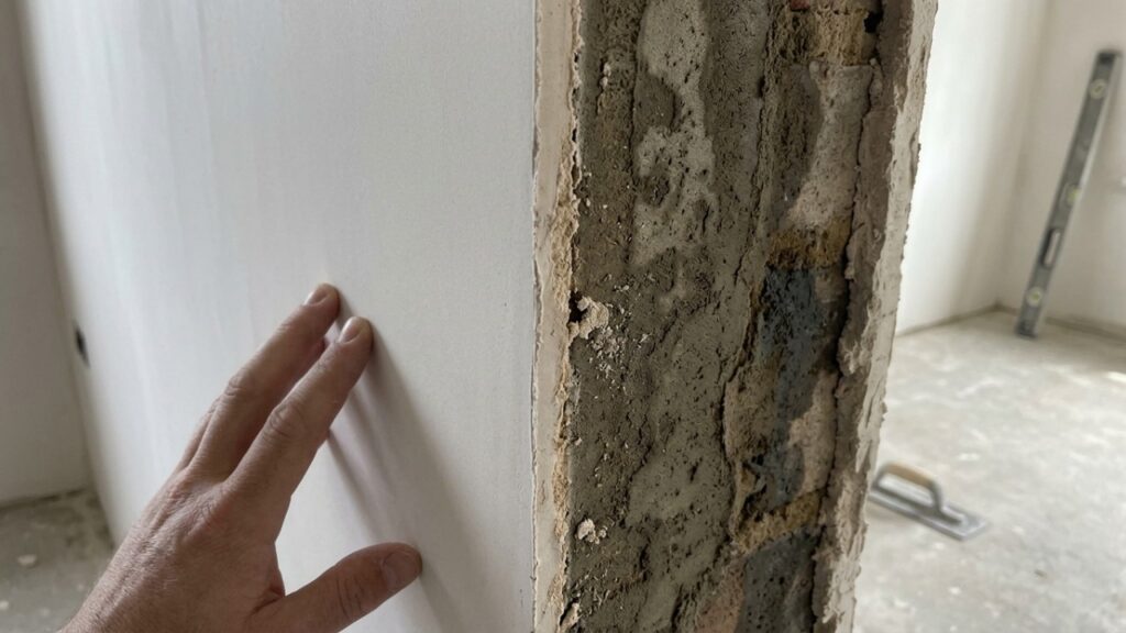 Pedreiros alertam: parede recém-rebocada não deve receber tinta no dia seguinte, porque a cura do reboco pode exigir pelo menos 28 dias antes da pintura