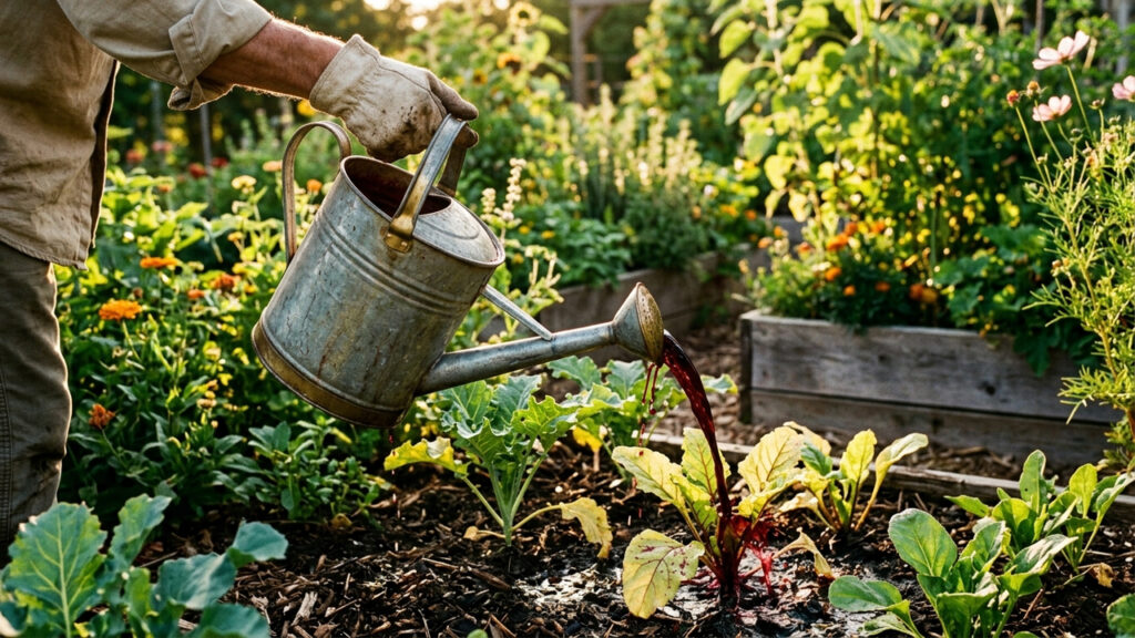 A água de cozinha rica em ferro e minerais que você joga fora e serve para recuperar plantas fracas com folhas amareladas