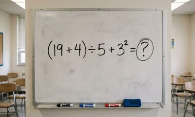 Parece uma conta fácil, mas (19+ 4) ÷ 5 + 3² está confundindo muita gente