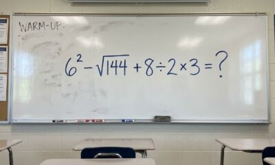 Não resolva na ordem em que está escrito: 6² − √144 + 8 ÷ 2 × 3 desafia sua memória matemática