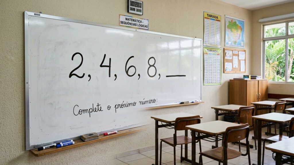Desafio matemático para testar a memória e a atenção: qual número vem depois na sequência 2, 4, 6, 8, __?