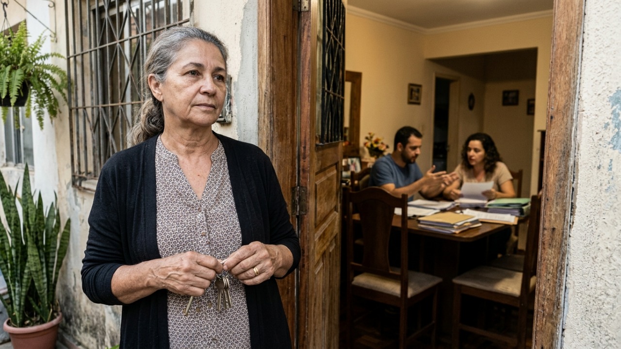 Filhos herdam a casa do pai, mas descobrem que a madrasta pode ter o direito de morar no imóvel até o fim da vida e que uma regra impede que a retirem para vender ou alugar a propriedade