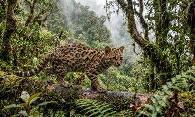 Morador encontra filhote na floresta, cria o animal em casa e só depois pesquisadores descobrem que ele pertence a uma nova espécie de felino, após cerca de 100 anos sem descoberta semelhante
