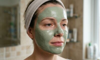Misturar argila verde com água para fazer uma máscara facial: para que serve e por que deixar agir só 10 minutos evita ressecar a pele oleosa
