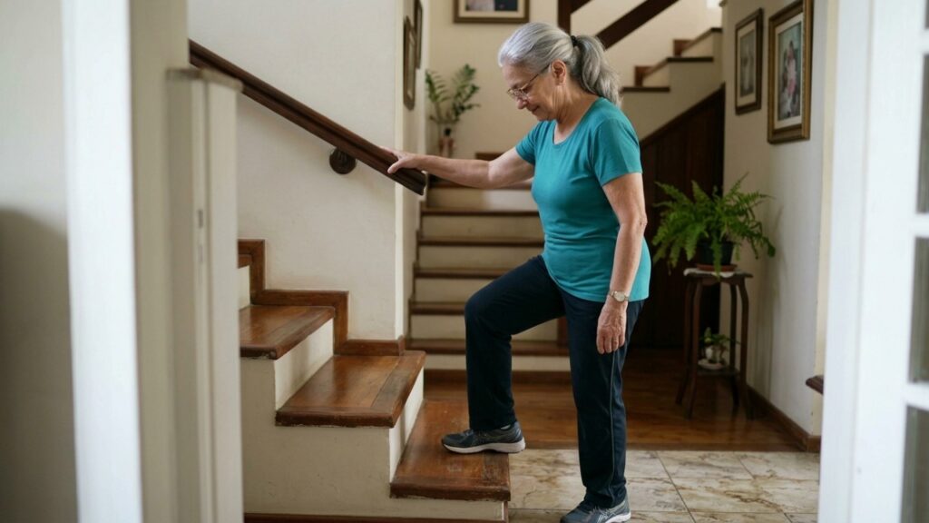 Nem academia nem pesos pesados: depois dos 65 anos, estes 5 exercícios feitos na escada podem ajudar a fortalecer as pernas e melhorar a estabilidade do corpo