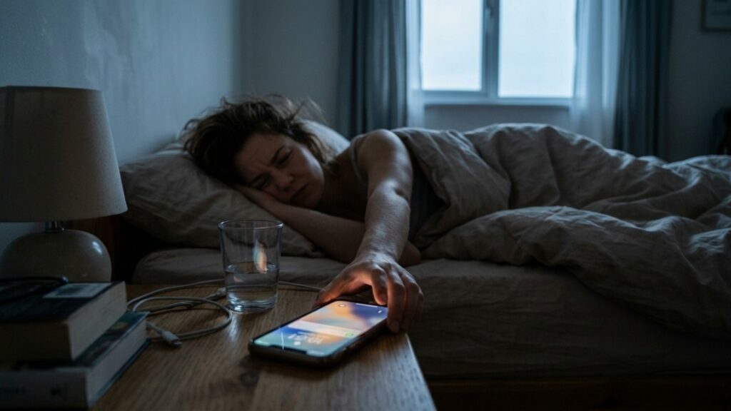 Especialistas em psicologia explicam: “Quem deixa o celular longe da cama à noite pode não estar apenas evitando distrações, mas tentando quebrar o hábito de pegar o aparelho automaticamente sempre que perde o sono”