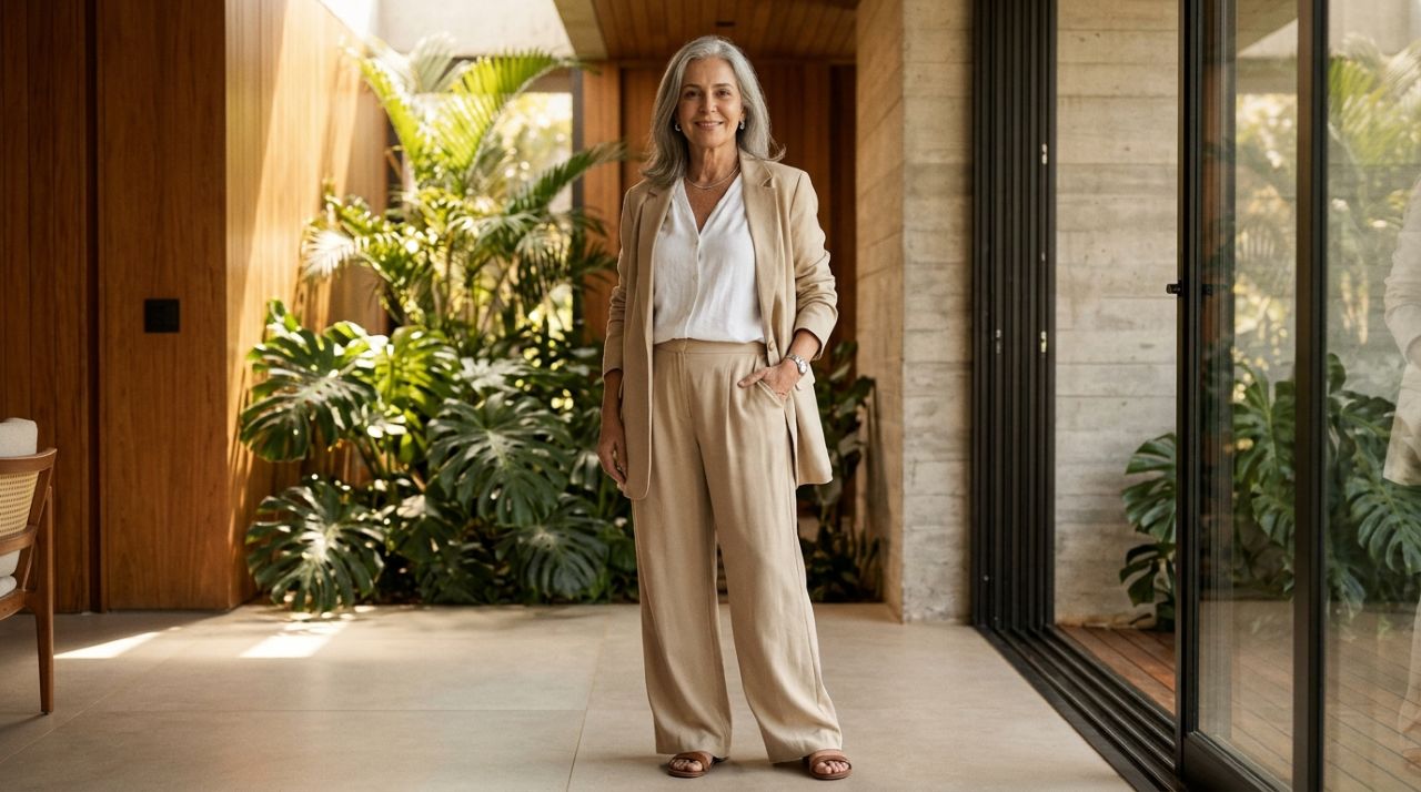 Adeus às roupas que marcam a barriga: a tendência de 2026 valoriza a silhueta e deixa mulheres acima dos 50 ainda mais elegantes