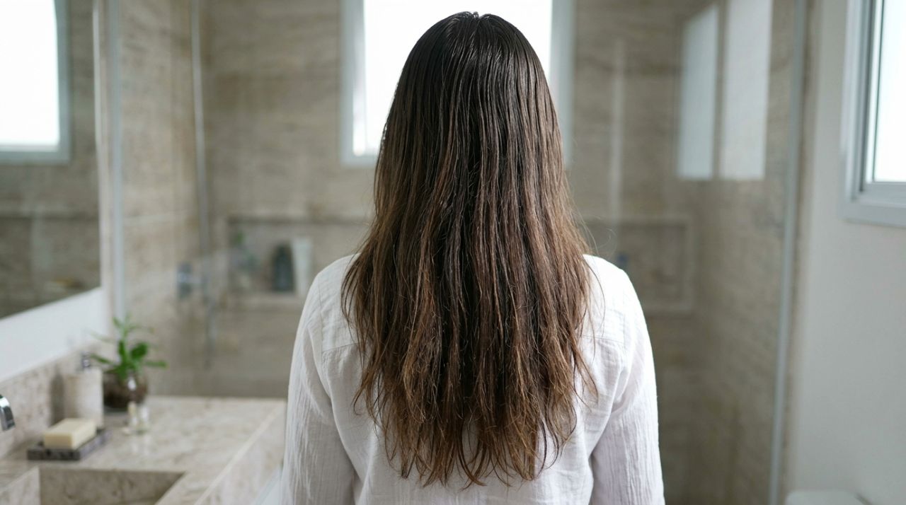 Especialistas em cabelos explicam: se a raiz fica bonita e o comprimento parece sem vida, pode não ser falta de lavagem, mas diferença de necessidades entre as regiões, e “concentrar o condicionador nas pontas pode ajudar”