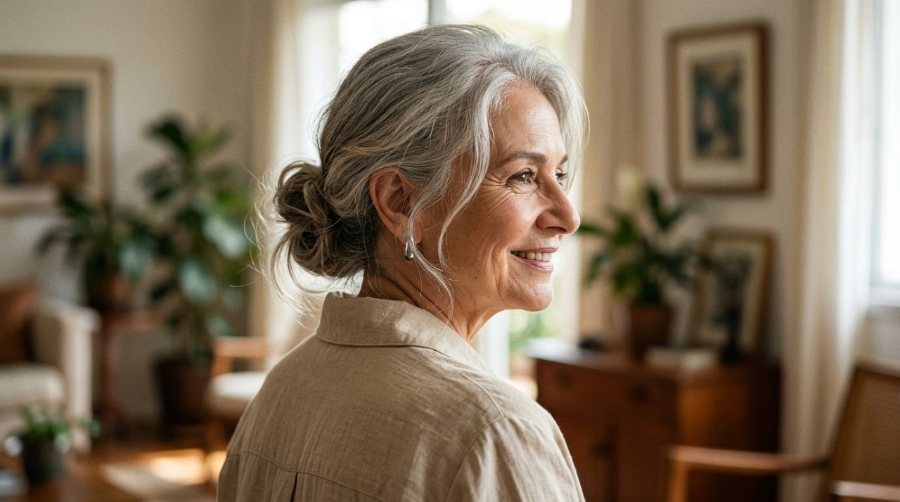 Depois dos 60 anos, estes penteados rápidos deixam o visual elegante em menos de 5 minutos, sem secador e sem chapinha