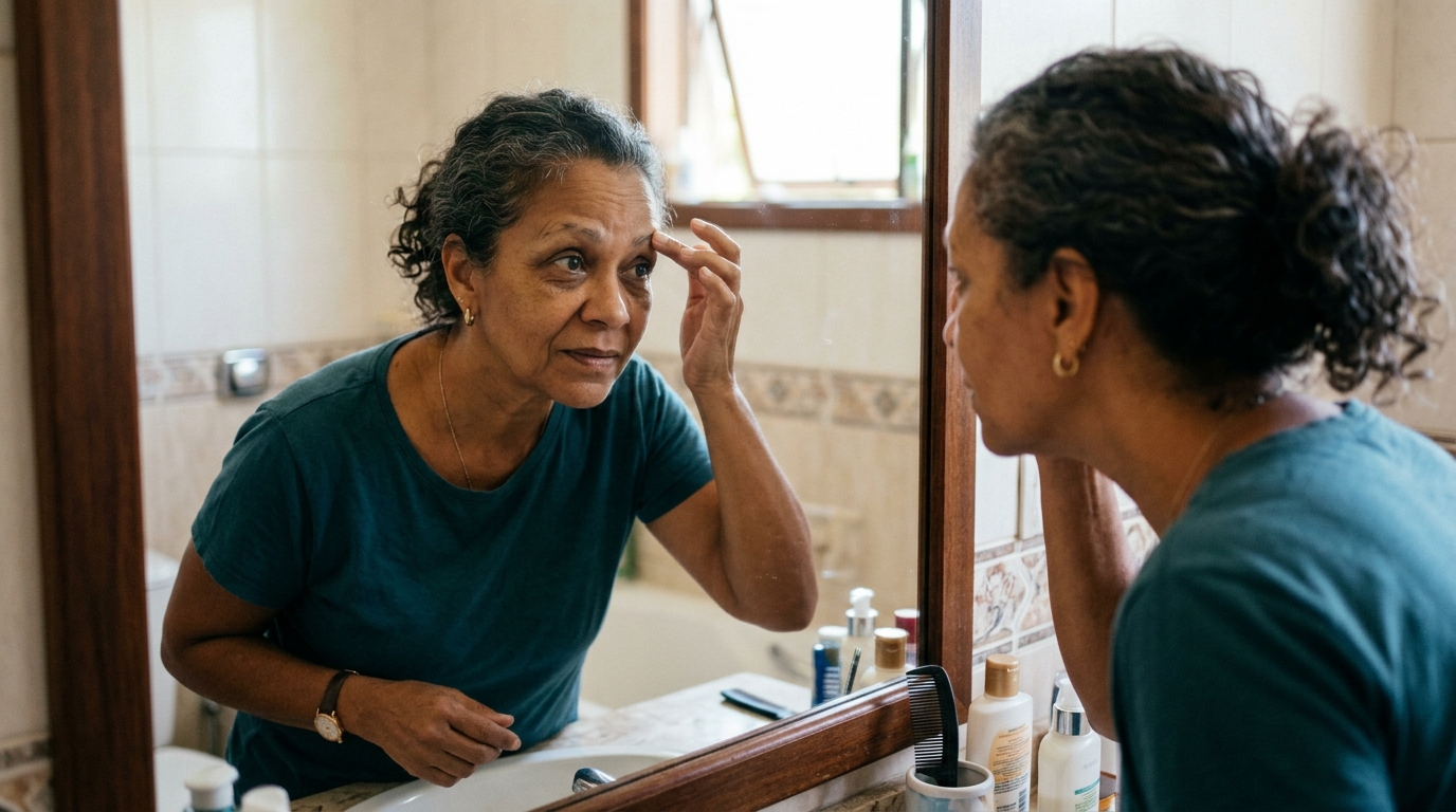 Dermatologistas concordam: se as sobrancelhas ficaram mais ralas depois dos 50, não é só a idade; a mudança hormonal também pesa