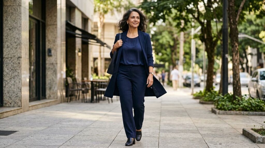 Adeus às roupas que marcam a barriga: a tendência de 2026 valoriza a silhueta e deixa mulheres acima dos 50 ainda mais elegantes