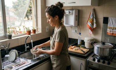 Especialistas em psicologia explicam: “Quem lava a louça enquanto prepara a comida pode não estar apenas sendo organizado, mas usando a limpeza da cozinha para manter a mente mais tranquila e evitar a sensação de sobrecarga”
