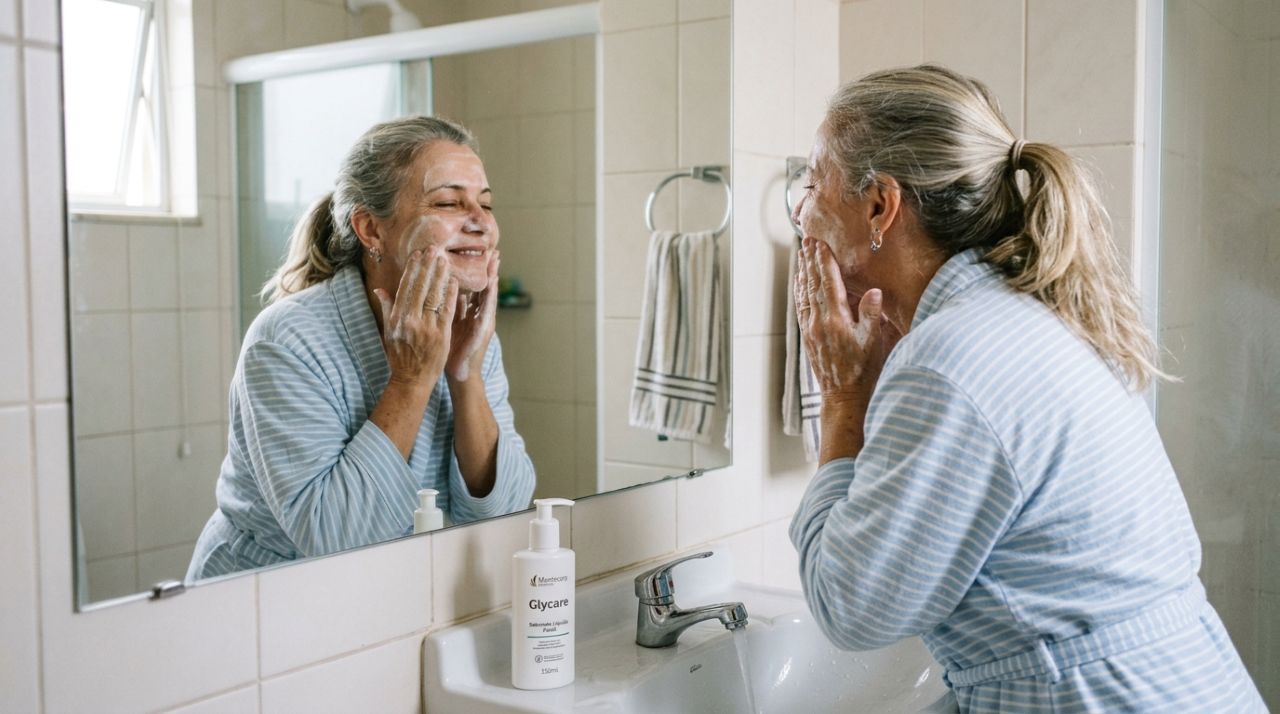 Especialistas em beleza alertam: se os cremes parecem não funcionar como deveriam depois dos 50, não é apenas por causa da idade, e “limpar o rosto por 60 segundos pode fazer diferença”